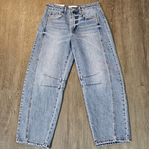 Vervet Barrel Leg Kate Jeans Size 27 NWT - Picture 2 of 9